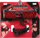Crimson Tied Collar With Leash
