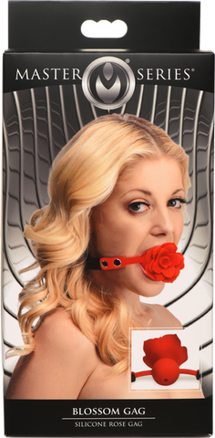 Blossom Gag Silicone Rose Gag