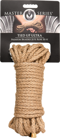 Tied Up Ultra Premium Braided Jute Rope 50 Ft