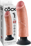 8" Vibrating Cock