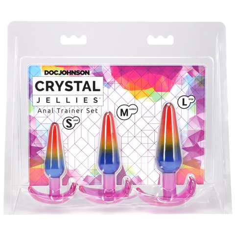 Anal Trainer Set - Rainbow - S/M/L