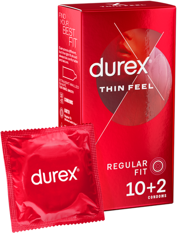 Thin Feel Regular Fit Condoms 10's   2 Free