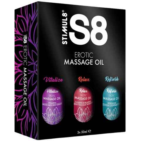 S8 Massage Oil Box