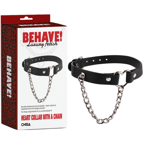 Heart Collar with a Chain
