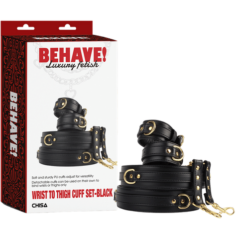 Wrist to Thigh Cuff Set