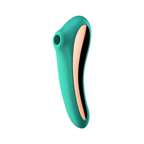 Satisfyer Dual Kiss Clitoral Stimulator G-Spot Vibrator (Turquoise)