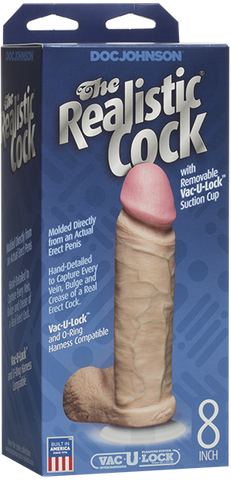 Cock 8" With Removable Vac-U-Lock Suction Cup