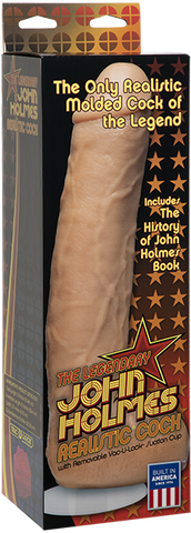 John Holmes Realistic Cock With Removable Vac-U-Lock Suction Cup