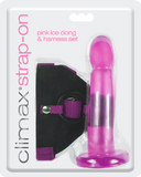 Strap-On Purple Ice Dong & Harness Set
