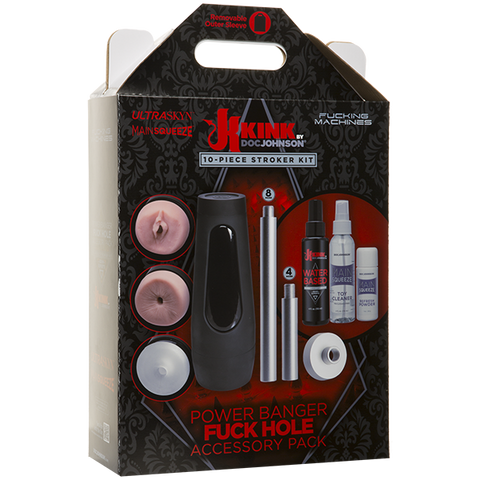 Power Banger Fuck Hole Accessory Pack - 10 Piece Kit