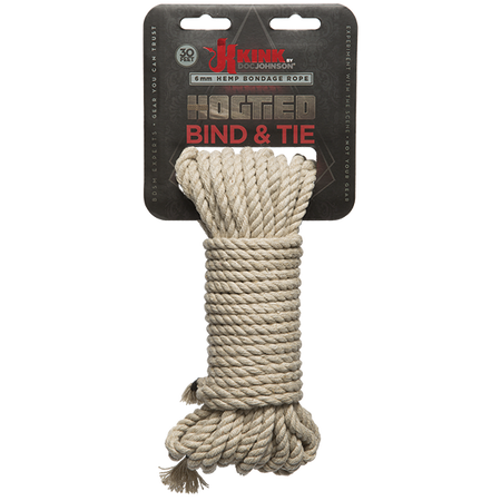 Bind & Tie - Hemp Bondage Rope - 30 Ft
