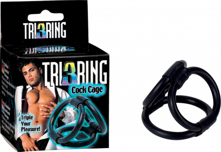 Tri Ring 3 Cock Cage