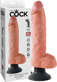 10" Vibrating Cock With Balls