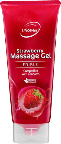Strawberry Massage Gel 200g