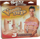 Vanilla Dip Butt Plugs