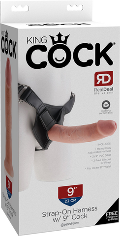 Strap On Harness With 9" Cock